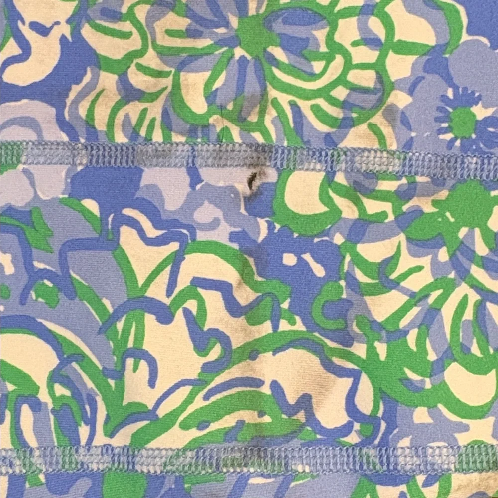 NWOT [Lilly Pulitzer] Luxletic High Rise Weekender Mid Floral Leggings Womens XS - Picture 13 of 15